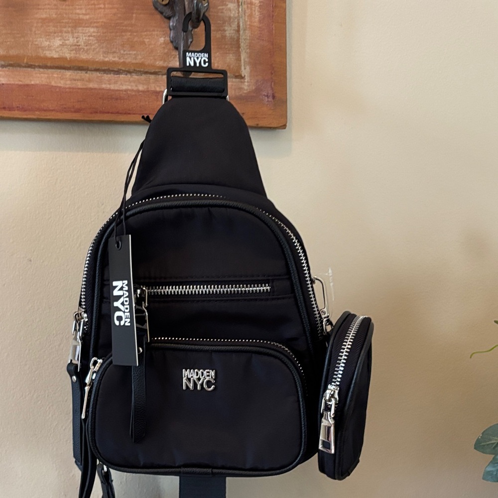 Madden NYC Sling Black Bag